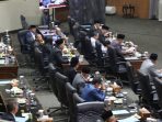 Suasana rapat paripurna anggota DPRD Kabupaten Bogor