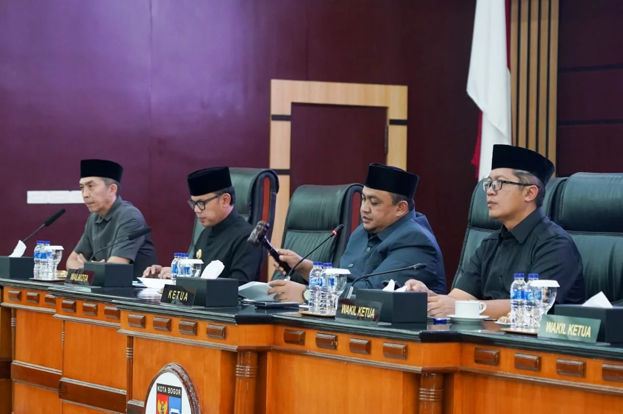 DPRD Kota Bogor menggelar rapat paripurna penetapan 3 pansus raperda baru. (DPRD Kota Bogor)