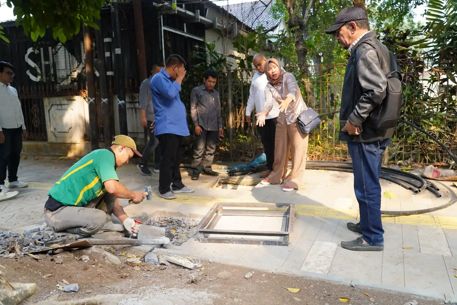 Pemantauan lapangan persiapan Raperda Penyelenggaraan Sistem Drainase Perkotaan di Kota Bogor