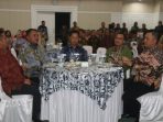 Ketua DPRD Kabupaten Bogor, Pj Bupati dan Kepala Kejaksaan Negeri disela acara lepas sambut Kajari di Gedung Setda Kabupaten Bogor, Kamis 20 Juni 2024