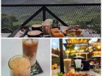 Highlanders Cafe Sentul yang punya pemandangan indah menghadap ke gunung