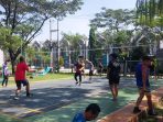 Aktivitas Olahraga Bola Voli Warga Griya Selaras Ciampea Bogor, images sumber: Warga Griya Selaras