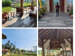 Ngopi disawah resto yang menyuguhkan pemandangan hamparan sawah yang hijau