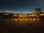Pemandangan malam hari di bukit Cihulu Camping Ground, images sumber: Doni Adi
