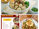 Menu yang ada di Bakso Jago Wonogiri