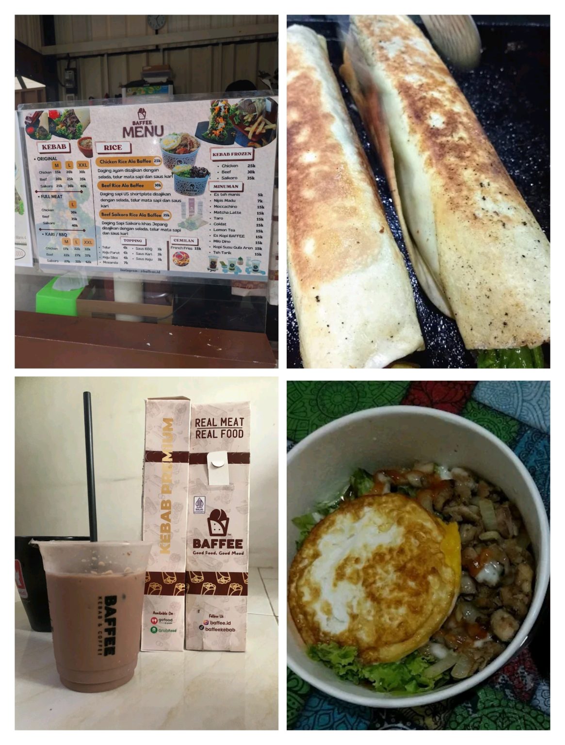 Kedai Kebab Baffee & Coffee Ini Kedai Pertama yang Menjual Kebab dengan ...