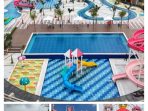 Suasana yang ada di Haruma Bay Waterpark Gunung Sindur Bogor