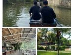Suasana di D’Otentik River Park Sentul Bogor