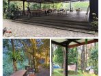 Suasana resto di Pineus Wetan Resort dengan suasana yang menyatu dengan alam Suasana resto di Pineus Wetan Resort dengan suasana yang menyatu dengan alam