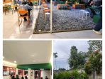 Suasana area outdoor dan indoor di Semeja Cafe